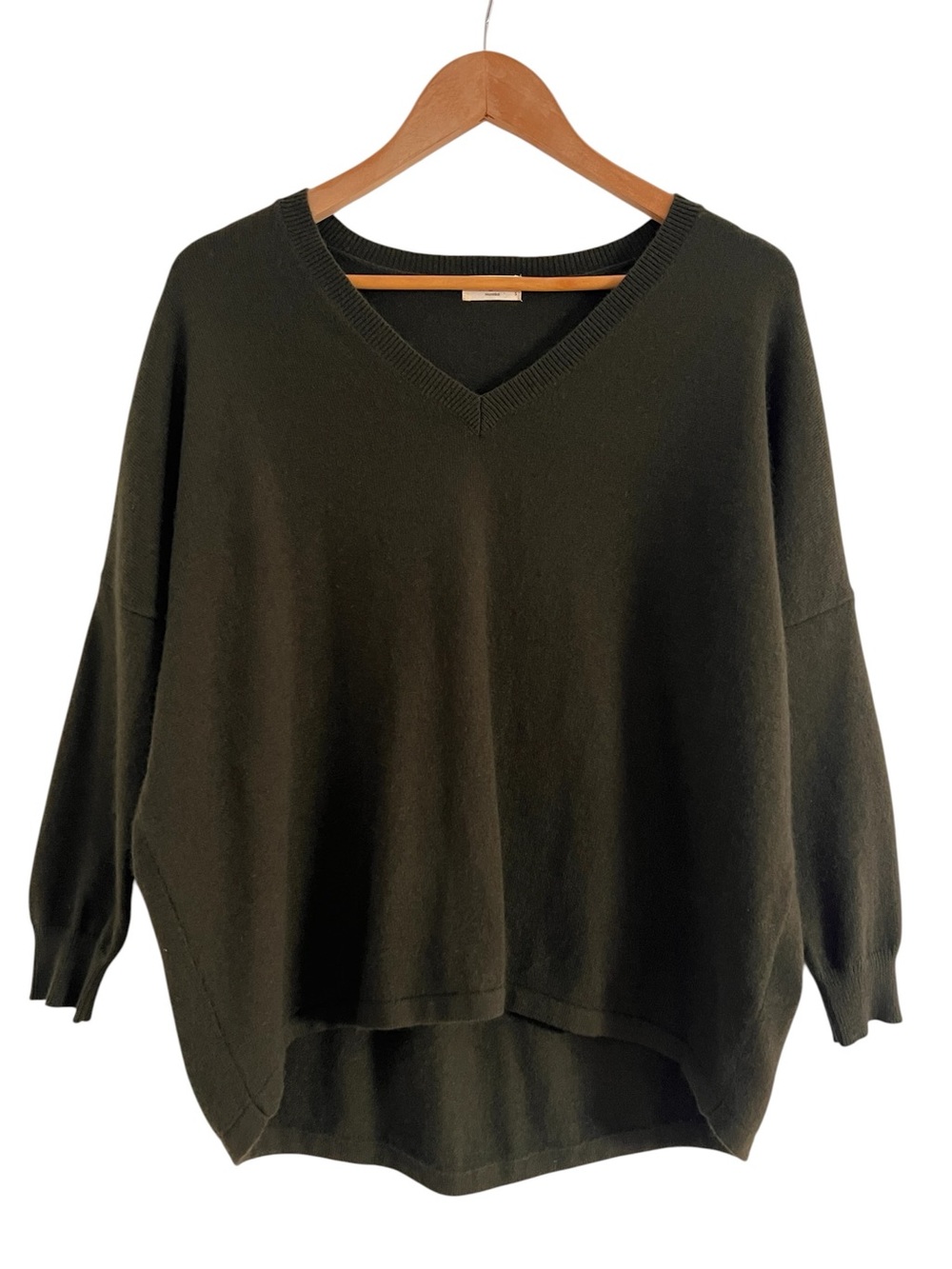 NaΓ―f Montreal oversized v-neck wool & angora blend sweater excellent condition